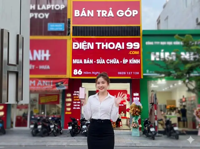 Mặt tiền cửa hàng Điện Thoại 99 tại 86 Hàm Nghi, Đà Nẵng