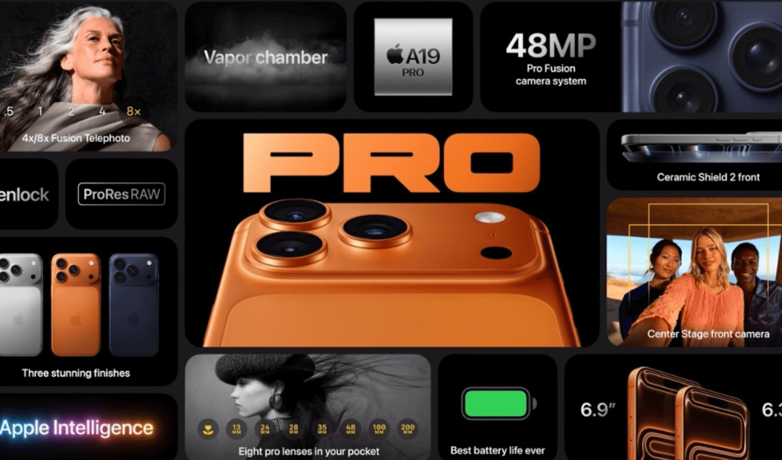 Công nghệ trên iPhone 17 Pro Max