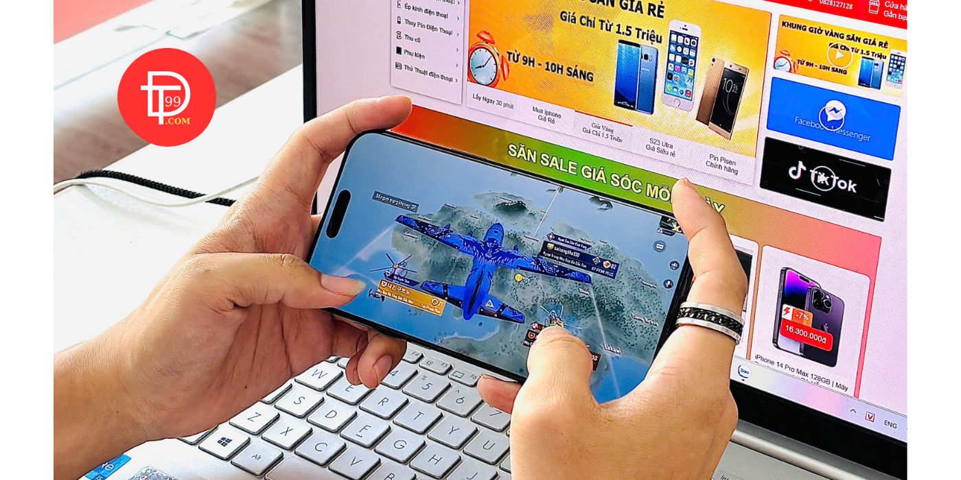 Test game tren iPhone 16 Pro Max tai Dienthoai99